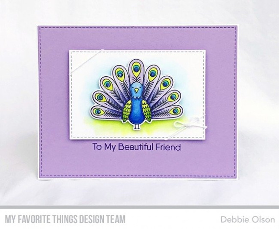 Stempel - My Favorite Things - Playful Peacock - paw pawie