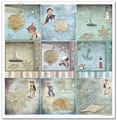 Zestaw papierów do scrapbookingu 30x30 - Seafaring adventure