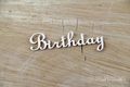 Tekturka Birthday 2x napis - Scrapiniec