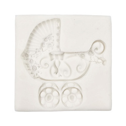 Foremka silikonowa - Pentart - Wózek dziecięcy