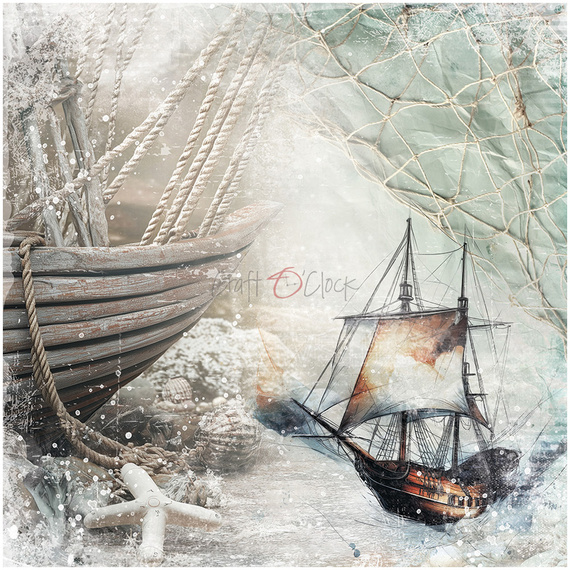 Zestaw papierów do scrapbookingu 15x15 - Craft o'clock - Emerald Tales