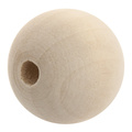 Kulki drewniane do korali, koralik 14mm - 30szt