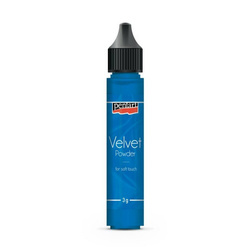 Proszek aksamitny Velvet powder 30ml niebieski / blue - Pentart