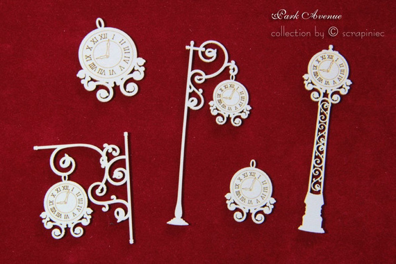 Tekturka Zestaw zegary - Park Avenue clock mix SC