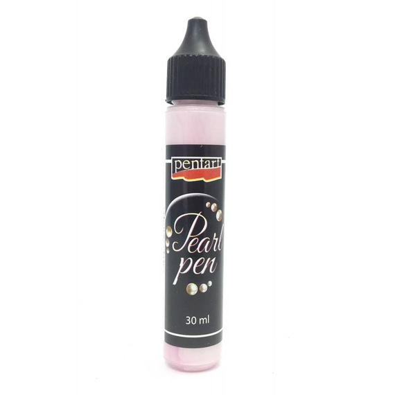 Perełki w płynie Pearl Pen - Pentart - wata cukrowa / candy-floss 30ml