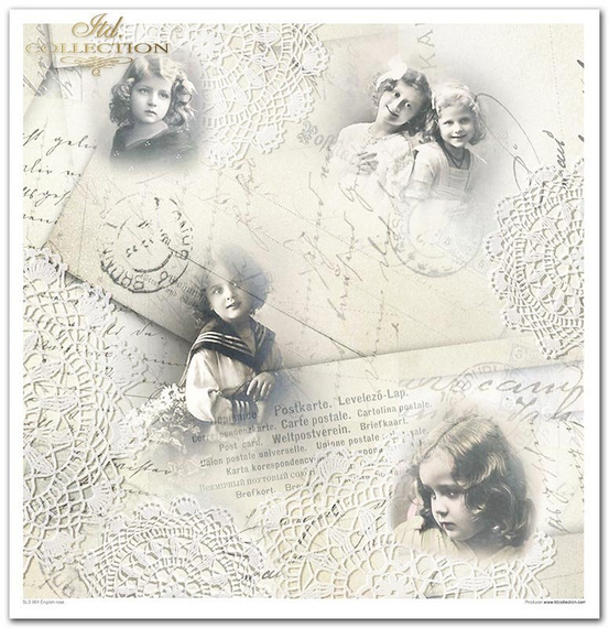 Zestaw papierów do scrapbookingu 30x30 - English rose