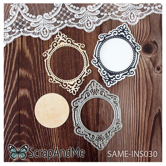 Wykrojnik do papieru - Scrapandme - Ramka 030
