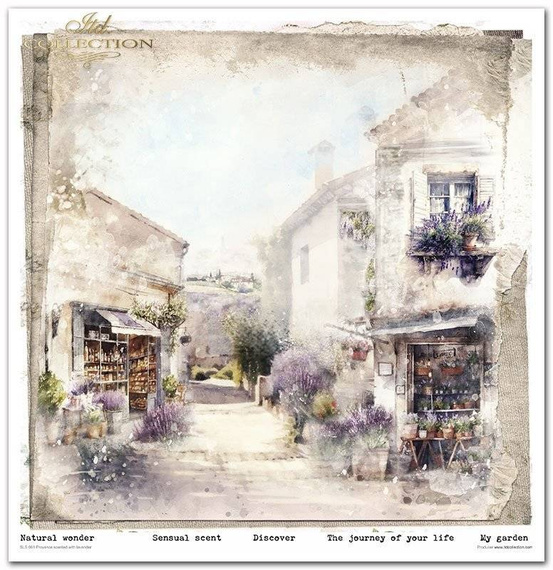 Zestaw papierów do scrapbookingu 30x30 - Itd Collection - Provence scented with lavender