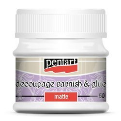 Klej i lakier do decoupage varnish and glue matowy/matte 50ml - Pentart