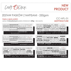 Napisy polskie - zestaw pasków 01 - motywacyjne