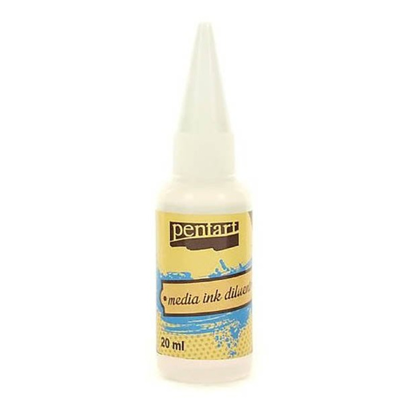 Rozpuszczalnik do tuszy alkoholowych Media Ink diluent - Pentart - 20ml