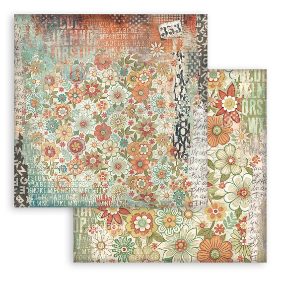 Zestaw papierów do scrapbookingu 30x30 - Furry Friends tła - Stamperia