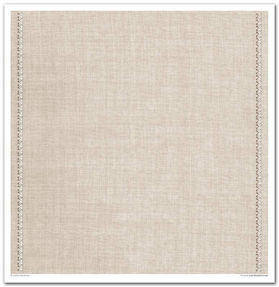 Zestaw papierów do scrapbookingu 30x30 - Linen & Lace