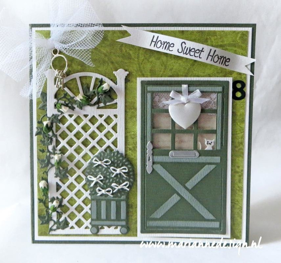 Wykrojnik - Marianne Design - Boots Buxes - roślina doniczka i kalosze