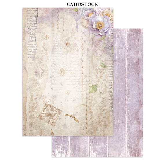 Zestaw papierów, naklejek i elementów Junk Journal - Quiet Days - Stamperia