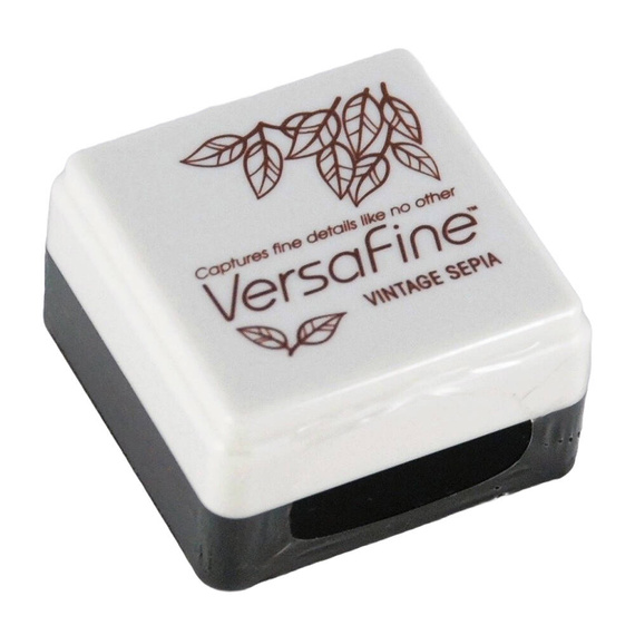 Tusz pigmentowy Tsukineko VersaFine Small – Vintage Sepia – szybkoschnący, olejowy, do stempli