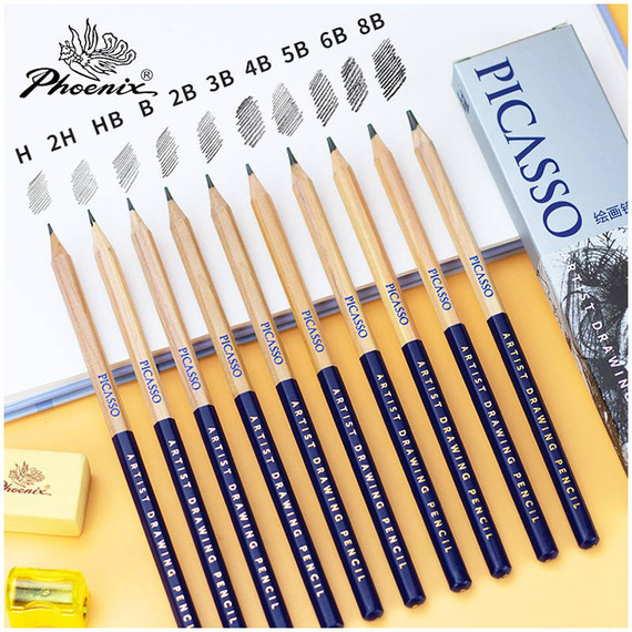 Ołówek grafitowy Phoenix - Picasso 8B