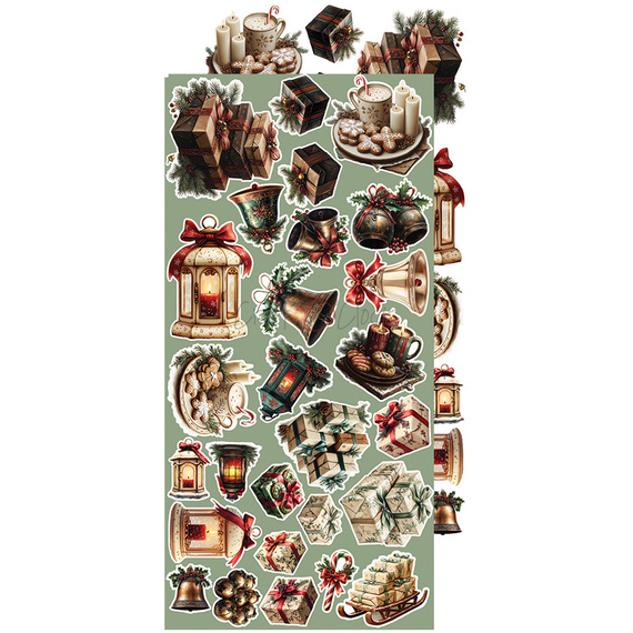 Zestaw dodatków do scrapbookingu - Craft o'clock - Oh Christmas Night - Christmas