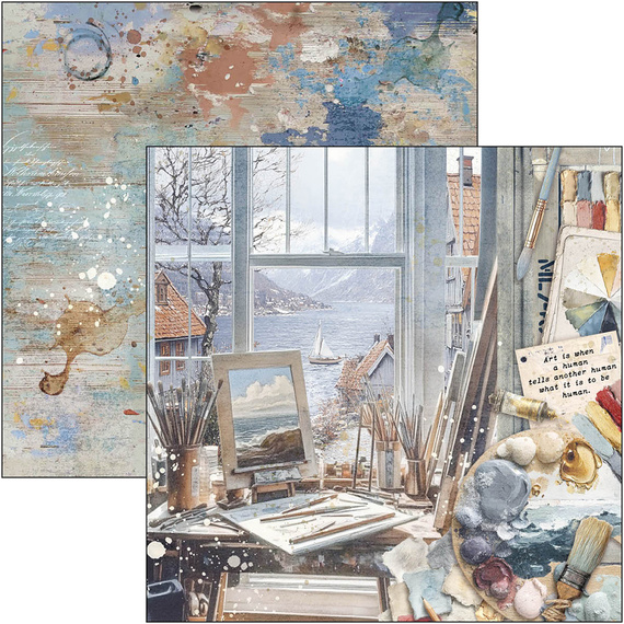 Zestaw papierów 20x20cm - Ciao Bella - An artist journey