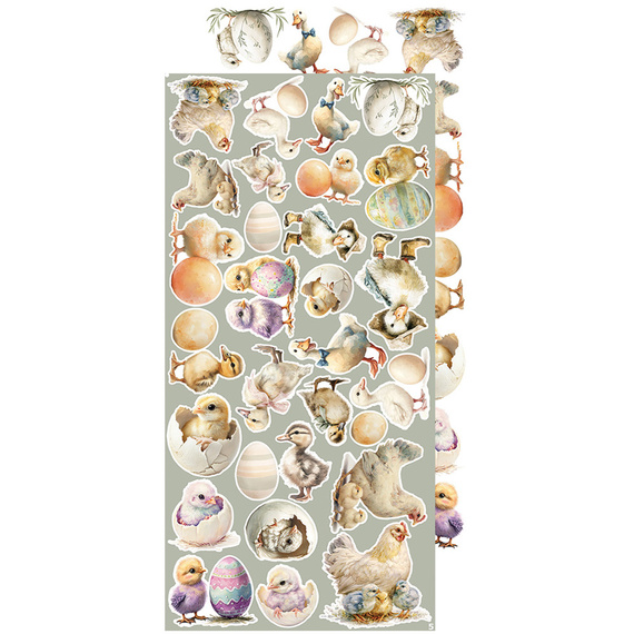 Zestaw dodatków do scrapbookingu - Craft o'clock - Spring in Love - mix 01