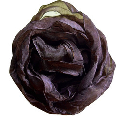 Wstążka tasiemka mgiełka - czekoladowa