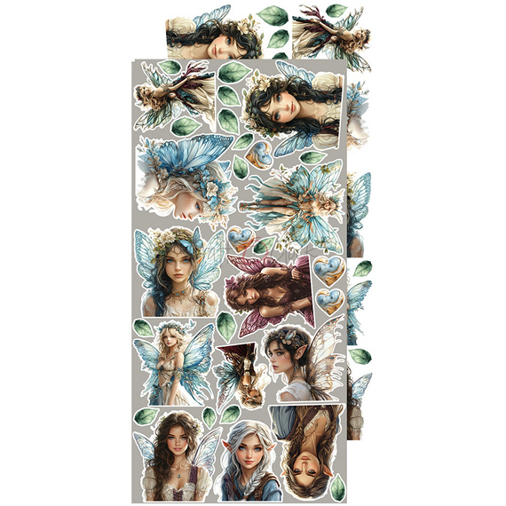 Zestaw dodatków do scrapbookingu - Craft o'clock - Mindfulness Time - Flowers