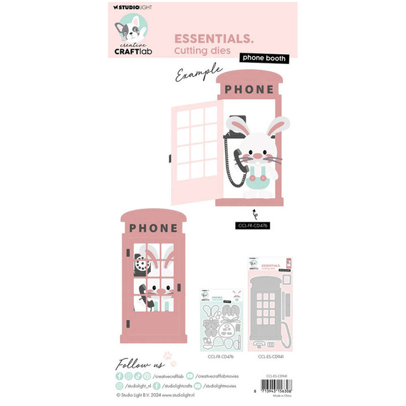 Wykrojnik do papieru - StudioLight - Phone Booth budka telefoniczna
