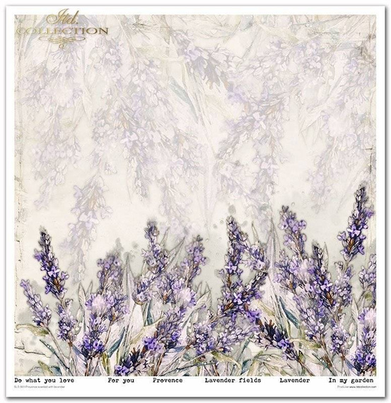 Zestaw papierów do scrapbookingu 30x30 - Itd Collection - Provence scented with lavender