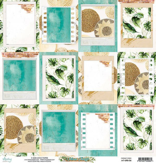 Papier do scrapbookingu 30x30 - Mintay - Urban Jungle 06