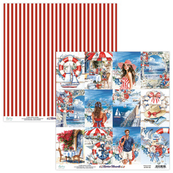 Papier do scrapbookingu 30x30 - Mintay - Riviera Moments 06