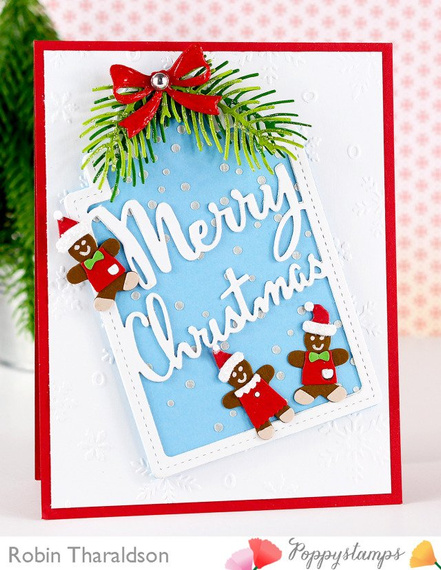 Wykrojnik - Poppystamps - Little Gingerbread Boy piernikowy ludzik