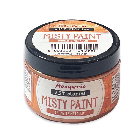 Farba metaliczna Misty Paint Metallic Bronzite 150ml - Stamperia Art Stories 