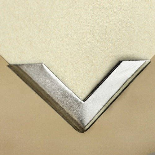 Narożnik metalowy PS30 nikiel - 1 szt