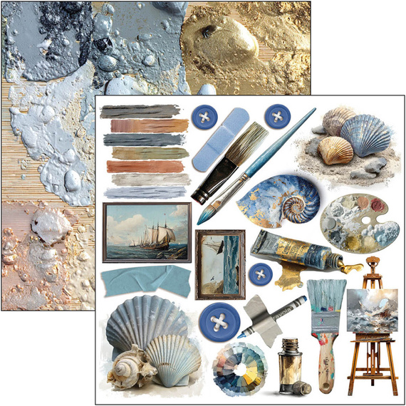 Zestaw papierów 15x15cm - Ciao Bella - An artist journey