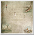 Zestaw papierów do scrapbookingu 30x30 - Nautical expedition