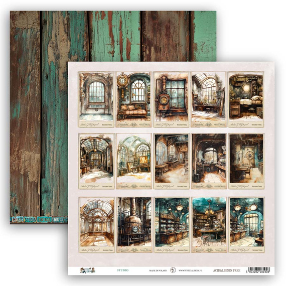 Zestaw papierów do scrapbookingu 30x30 - Uhk Gallery - Essence and Form