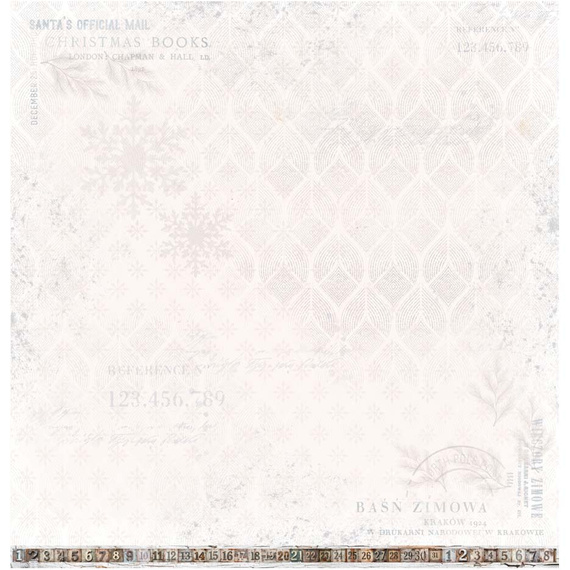Papier do scrapbookingu 30x30 - UHK Gallery - White Whispers - Forest Spirits