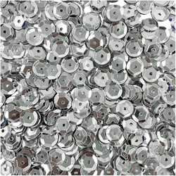 Cekiny metaliczne Aliga 8mm 10g srebrne