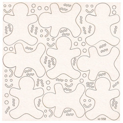 Tekturka - Piernikowe ludziki lukrowane (9szt x 5cm) SC