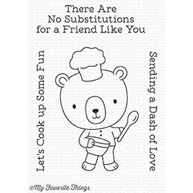 Stempel - My Favorite Things - Cook Up Some Fun miś kucharz