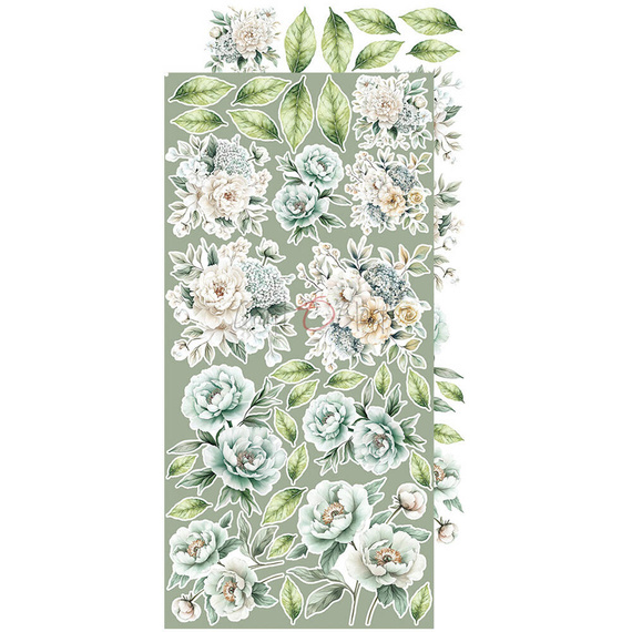 Cherished Memories zestaw dodatków do scrapbookingu - Craft o'clock - Flowers