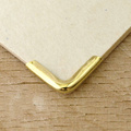 Narożnik metalowy C10 złoty - 1szt