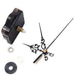 Mechanizm do zegara krótki + krótkie wskazówki 6,8cm