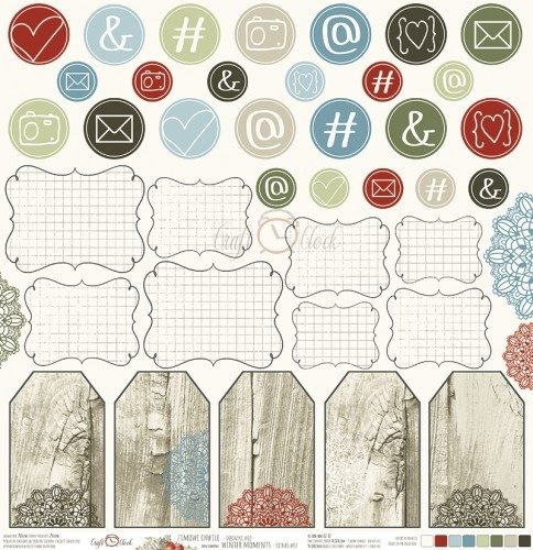 Zestaw dodatków - Craft o'clock - Zimowe Chwile