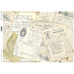 Papier ryżowy do decoupage A3 ITD-R002L vintage