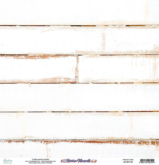 Papier do scrapbookingu 30x30 - Mintay - Riviera Moments 01