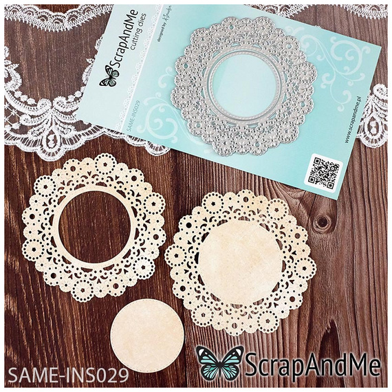 Wykrojnik do papieru - Scrapandme - Serwetka 029