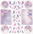Zestaw papierów do scrapbookingu 30x30 - ScrapAndMe - Spring Purple