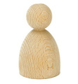Figurka drewniana - pionek - peg doll 1szt