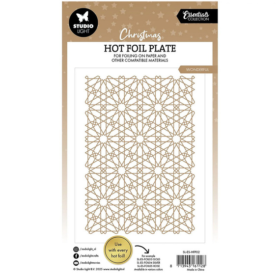 Wykrojnik Hot Foil - StudioLight - Snow Pattern Wonderful